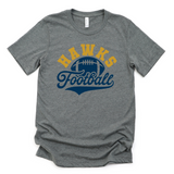 Football Adult Tee Bella Cursive