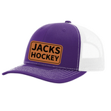 Jacks Hockey Leather Patch Hat