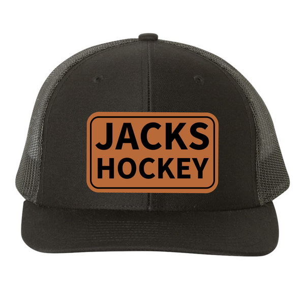 Jacks Hockey Leather Patch Hat