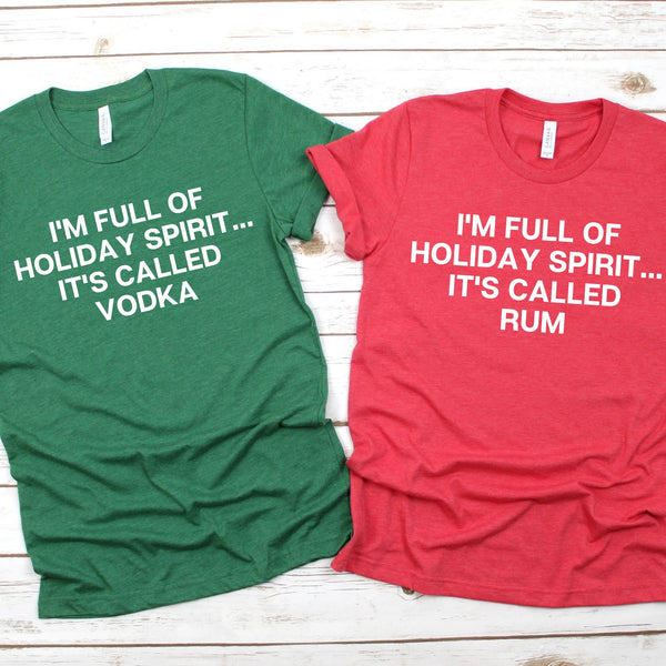 Holiday Spirit Couples Tee