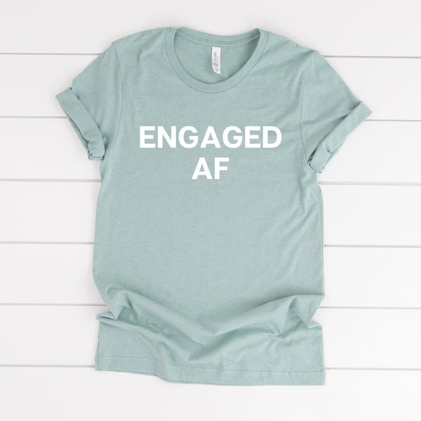 Engaged AF Cap Tee