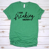 Freaking Merry Script Tee