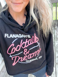 Flanagan's Cocktails & Dreams Tee, Crop or Hoodie