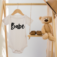 Babe Script Baby Onesie