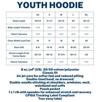 PTO Youth Hoodie Hawk Head 18500B