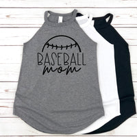 Baseball Mom Rocker Tank