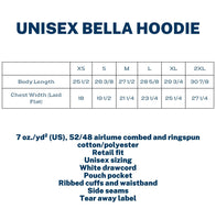 HYB Adult Hooded Sweatshirt Bella Cursive