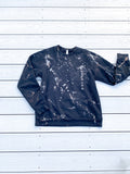 Bleach Dye Crew Sweatshirt