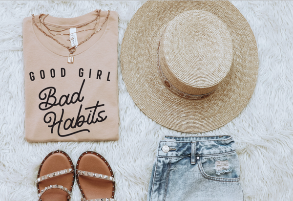 Good Girl Bad Habits Tee