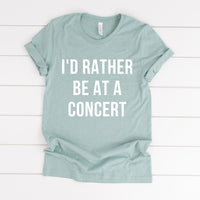 Rather Be At A Concert Cap Tee