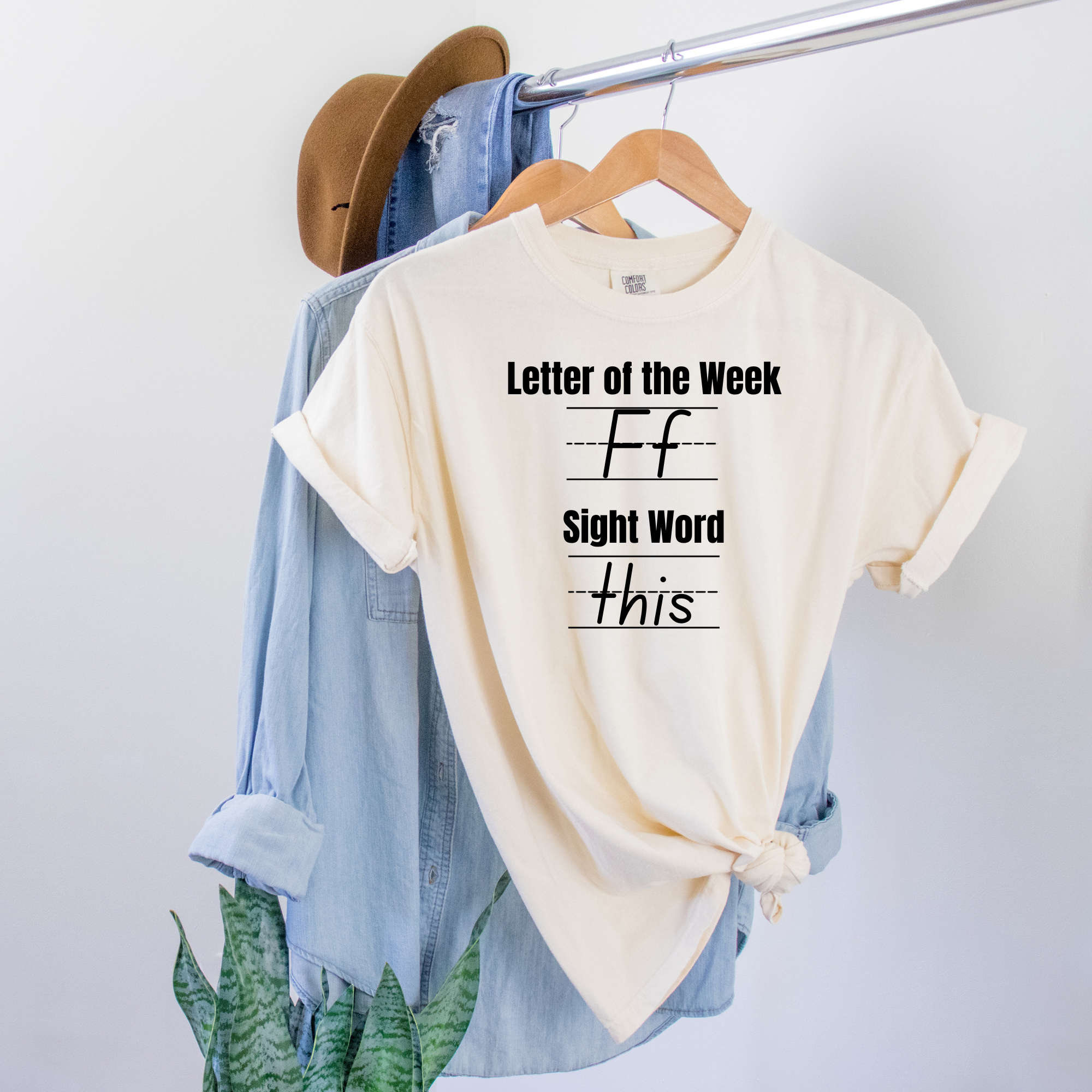 Letter of the Week Tee Unisex – Frozen Mosquito Apparel