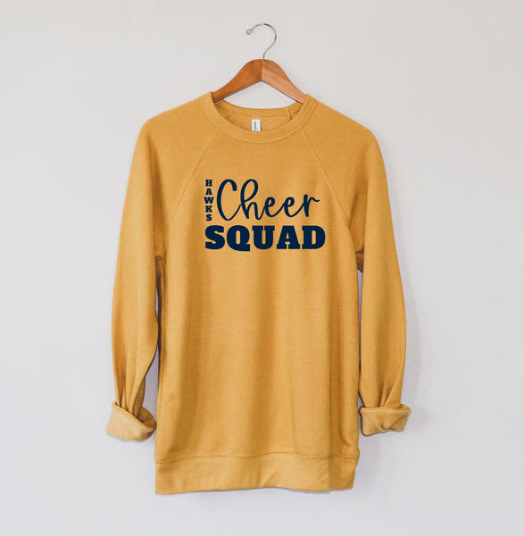 Cheer Adult Crew Sweatshirt Bella