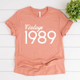 Vintage Birthday Script Tee